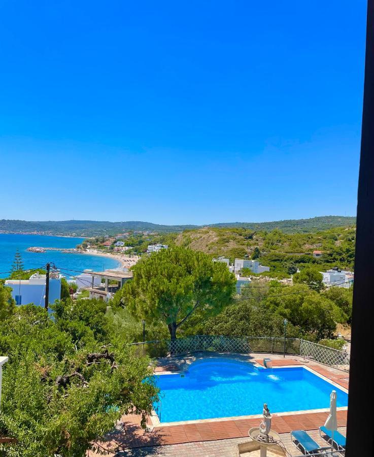 Vasilikos Apartments Paralia Agias Foteinis Bagian luar foto