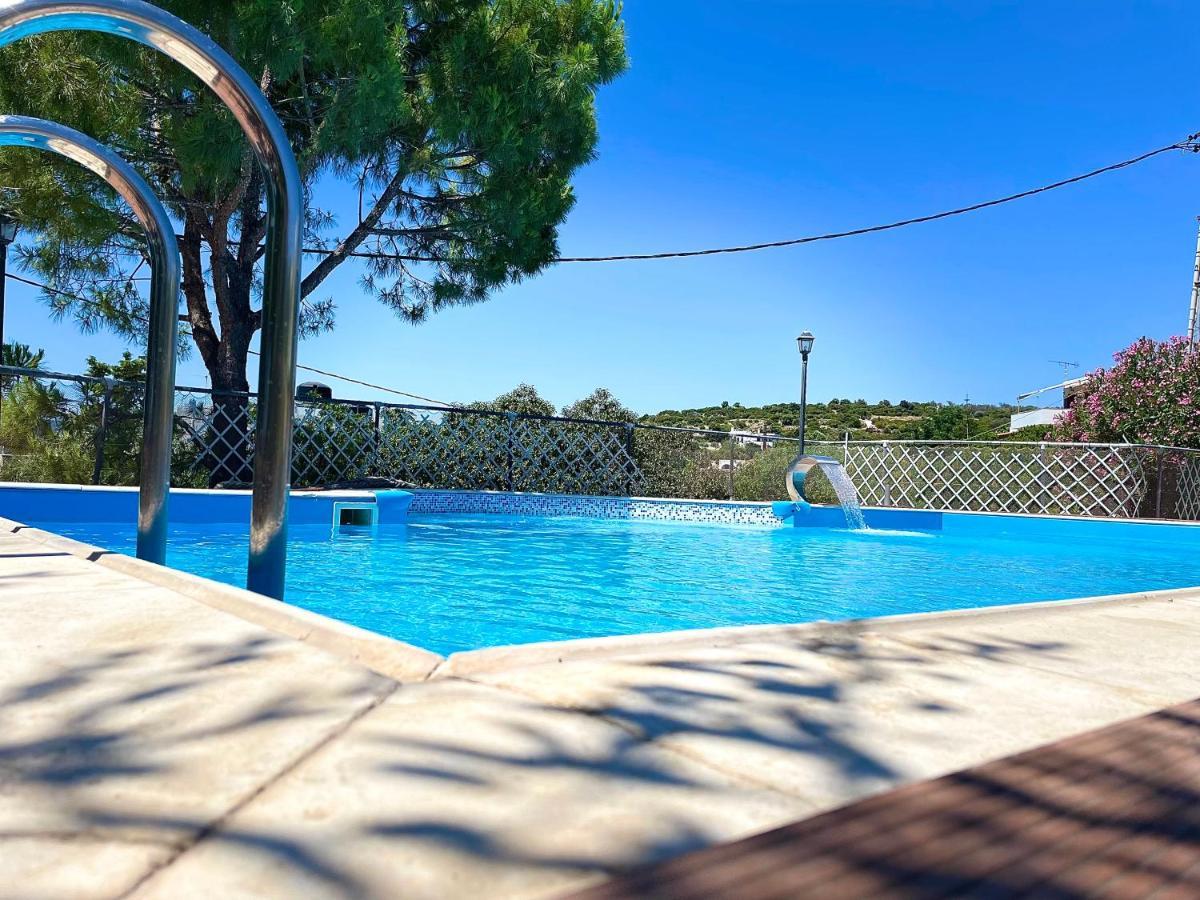 Vasilikos Apartments Paralia Agias Foteinis Bagian luar foto